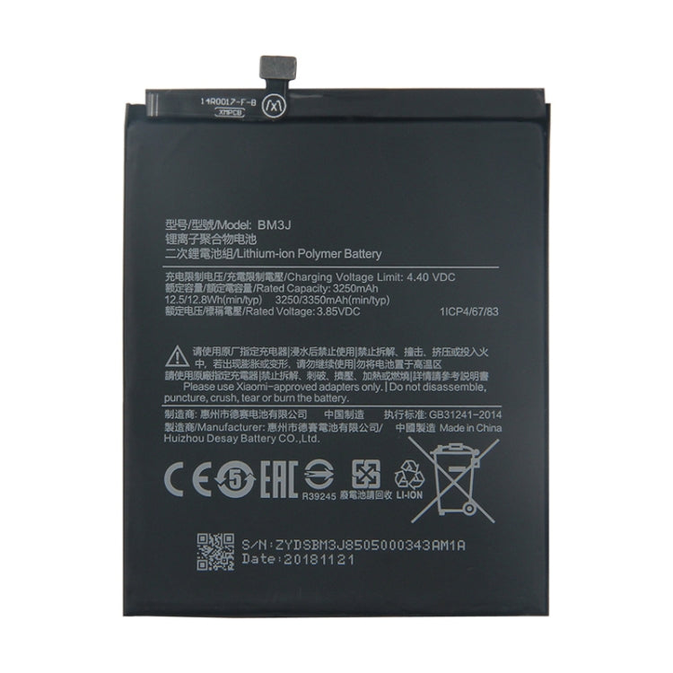 BM3J 3250mAh for Xiaomi Mi 8 Lite Li-Polymer Battery, For Xiaomi Mi 8 Lite
