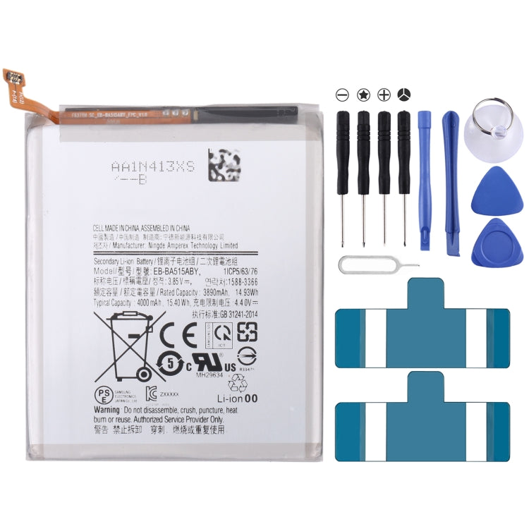 EB-BA515ABY Li-ion Polymer Battery for Samsung Galaxy A51 SM-A515, For Samsung Galaxy A51