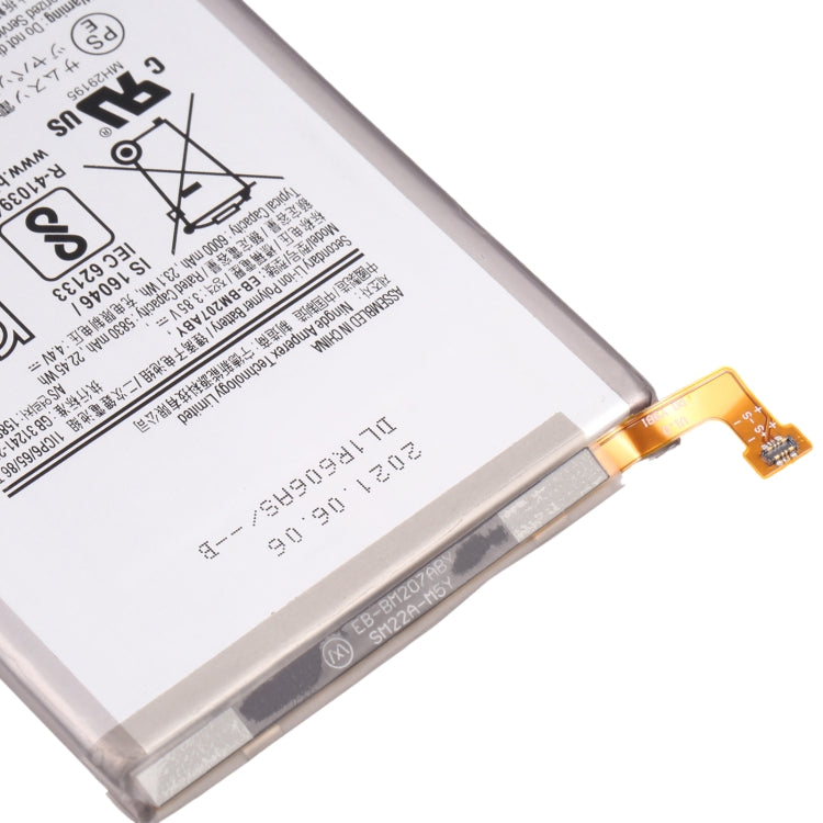 Original 6000mAh EB-BM207ABY Li-ion Battery Replacement for Samsung Galaxy M30s SM-M307/M21 SM-M215/M31 SM-M315, For Samsung Galaxy M30s