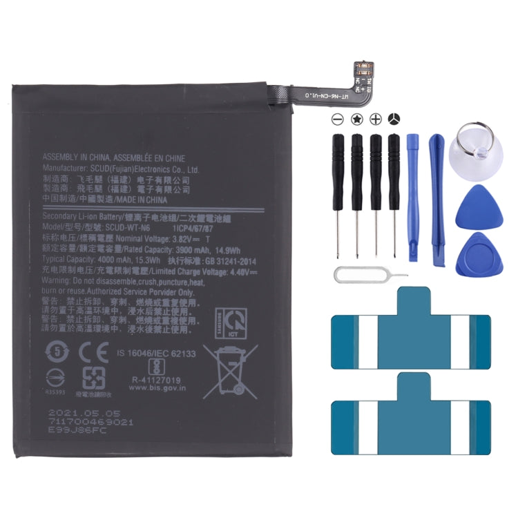 4000mAh SCUD-WT-N6 Li-ion Battery Replacement for Samsung Galaxy A10S SM-A107/A20S SM-A207, For Samsung Galaxy A10S
