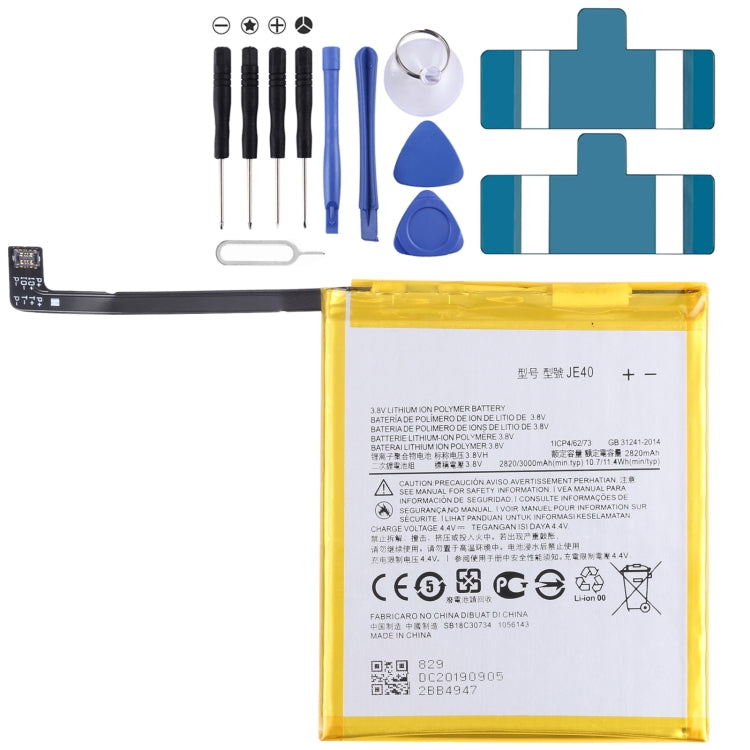 For Motorola Moto G7 Play / One (P30 Play) / Moto G7 XT1952 3000mAh Replacement Li-Ion Battery JE40, For Motorola Moto G7 Play