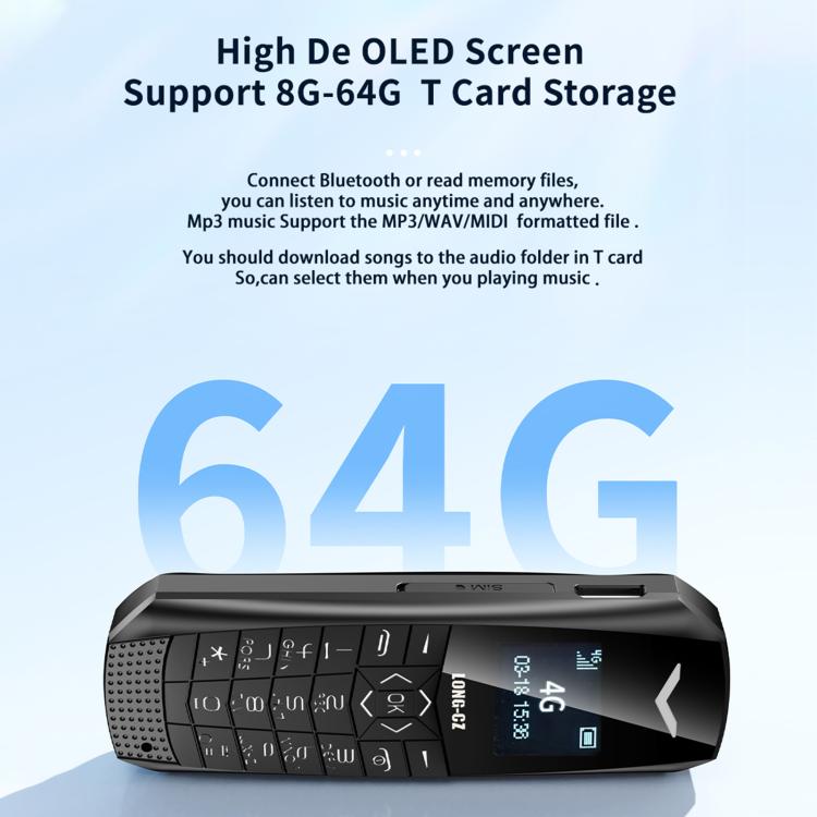 LONG-CZ S60 4G Mini Phone – Compact Feature Phone with 600mAh Battery