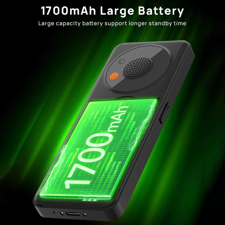 UNIWA V2000 Elder Keypad Phone, 2.4 inch Unisoc T107, 1700mAh Battery, LED Flashlight, SOS, Network: 4G, EU Plug, EU Plug
