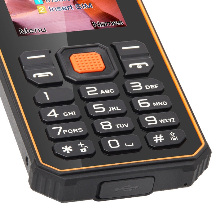 UNIWA S2 IP68 Rugged Keypad Phone, 2.4 inch Mediatek MT6261, 2500mAh Battery, 21 Keys, Network: 2G