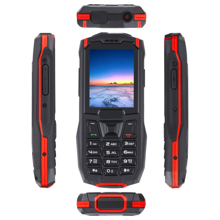 IP68 Waterproof Dustproof Shockproof, 2.4 inch, MTK6261D, 2500mAh Battery, SOS, FM, Dual SIM