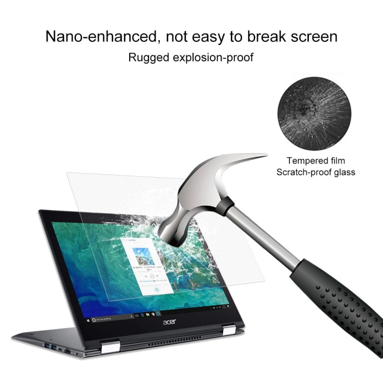 13,3 Zoll Laptop Universal-Bildschirm HD-Schutzfolie aus gehärtetem Glas, 13,3 Zoll