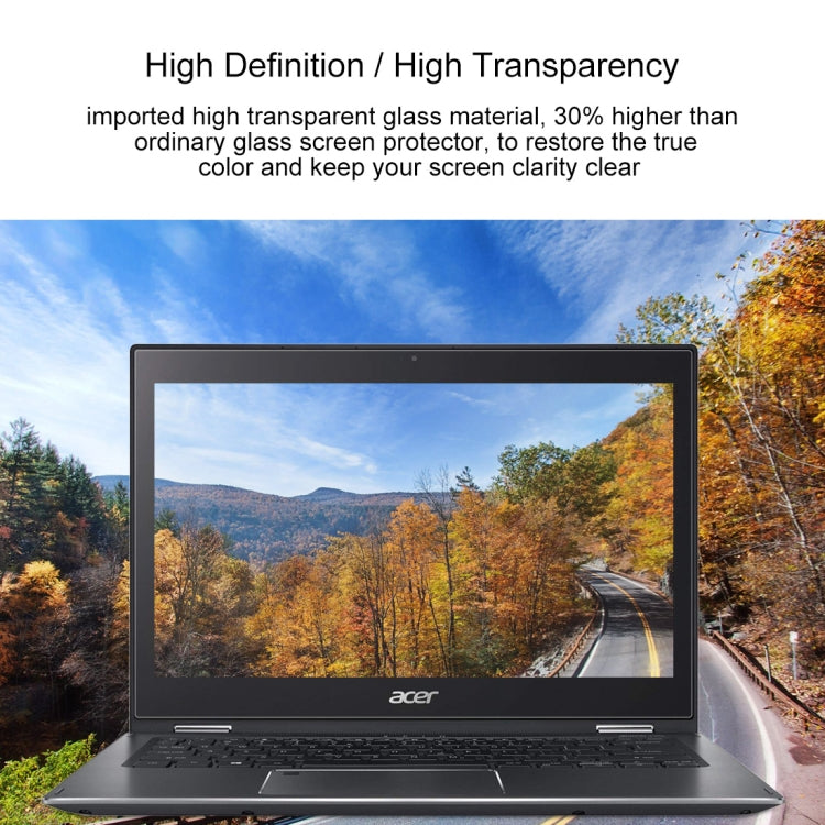 13,3 Zoll Laptop Universal-Bildschirm HD-Schutzfolie aus gehärtetem Glas, 13,3 Zoll
