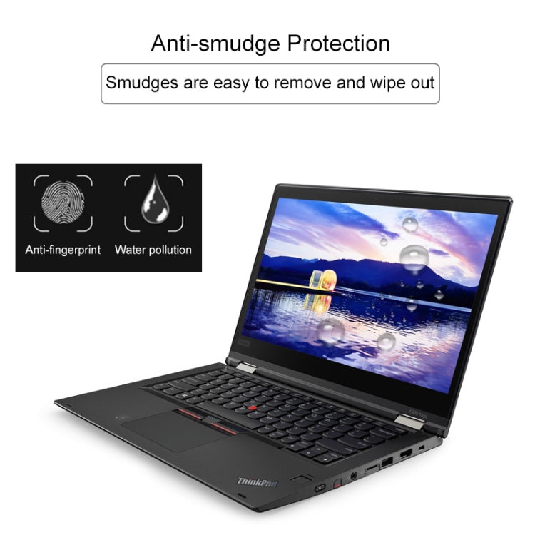 0.4mm 9H Surface Hardness Full Screen Tempered Glass Film for Lenovo ThinkPad X380 Yoga 13.3 inch, X380 Yoga