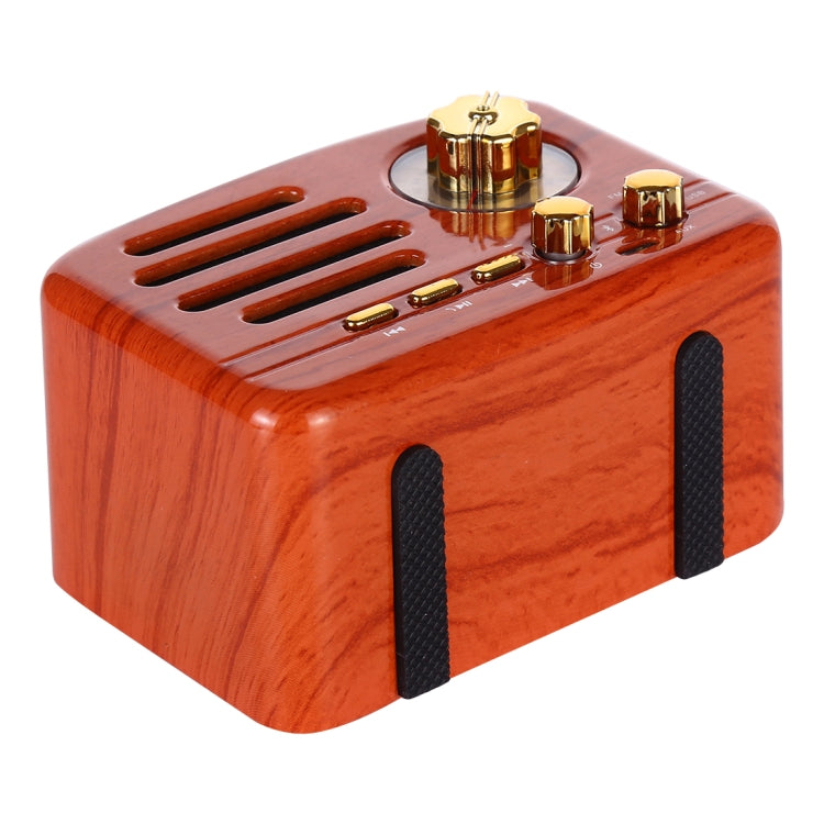 Angel MA-1500 Retro Bluetooth HiFi Radio Speaker with Colorful LED Light, Support USB & FM & 3.5mm Aux