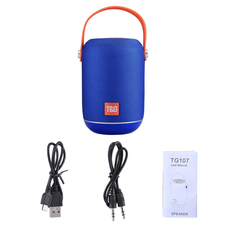 Integriertes Mikrofon, unterstützt Freisprechanrufe & TF-Karte & AUX-Eingang & UKW, Bluetooth-Reichweite: 10 m, TG107