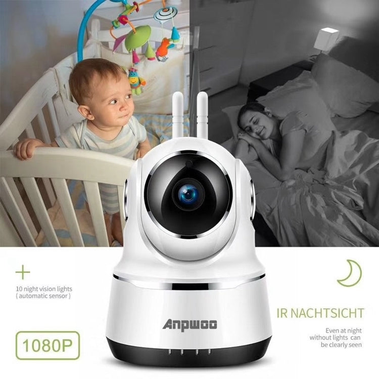Anpwoo Guardian 2.0MP 1080P 1/3 inch CMOS HD WiFi IP Camera, Support Motion Detection / Night Vision, Guardian White