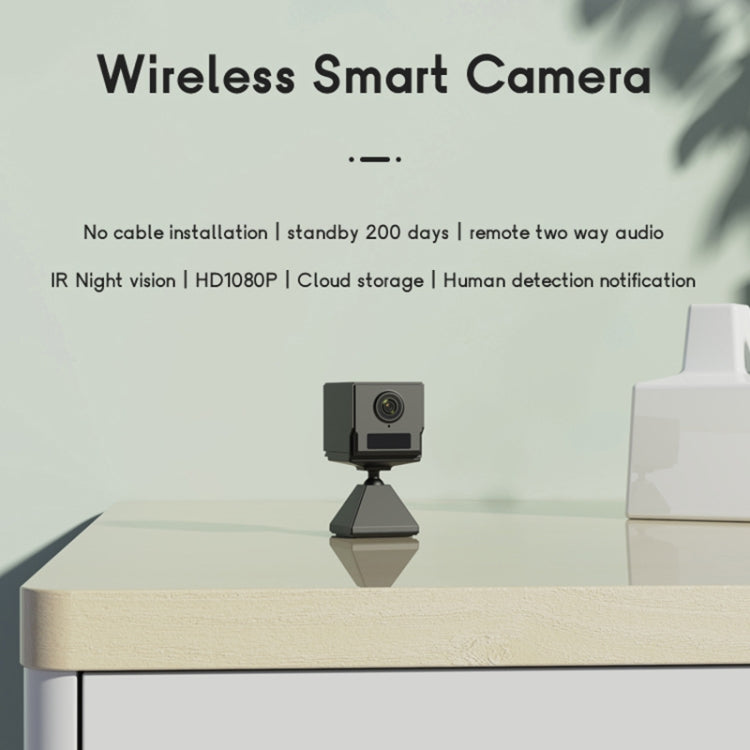 CAMSOY S50 1440P WLAN-Funk-Action-Kamera Weitwinkel-Recorder mit Halterung, S50