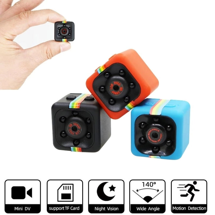 SQ11 Mini DV HD 480P 6 LEDs Sport Recorder Camera with Holder, Support Monitor Detection & IR Night Vision & TF Card, SQ11 480P 6 LEDs Red, SQ11 480P 6 LEDs Black, SQ11 480P 6 LEDs Blue