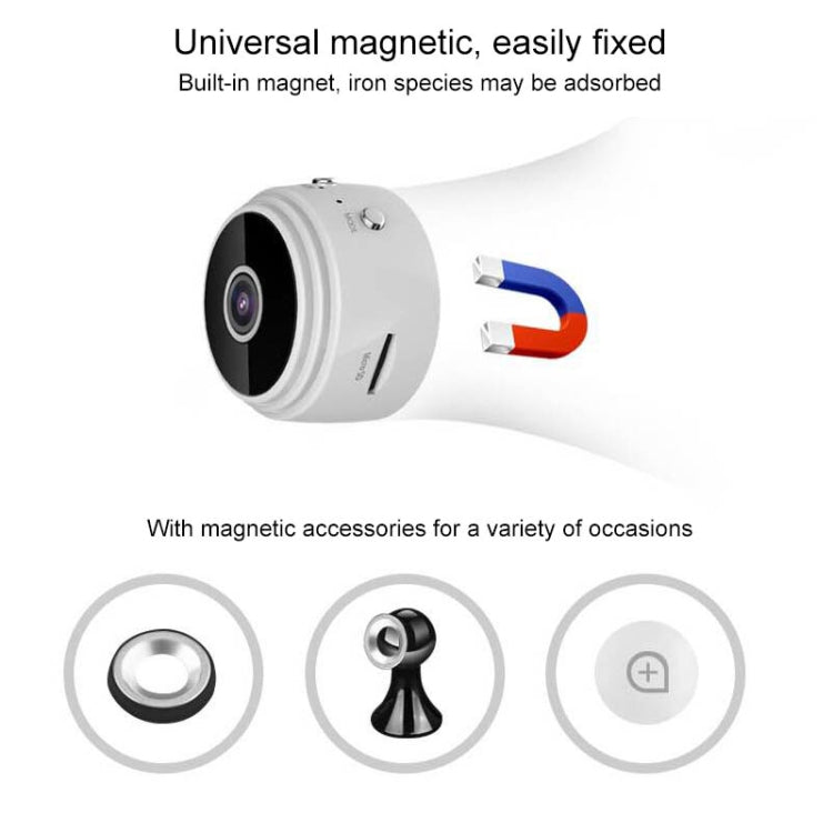 A9 1080P WiFi IP Action Camera Mini DV(Black)