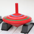 Parent-child DIY Puzzle Toy Mini Wooden Rotating Gyro, Size: 6*6cm, Rotating Gyro