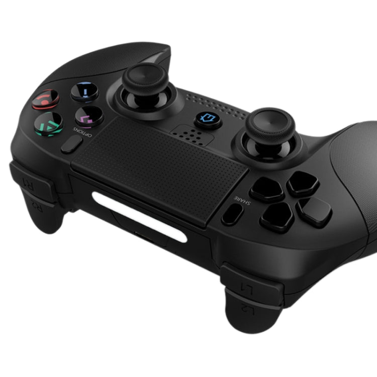 Wireless Game Controller Computer Game Handle Double Motor for PS 4 / PS 3, XB-006 Black