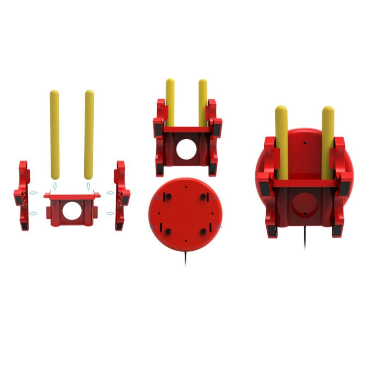 DOBE TNS-1867 Video Game Drum Sticks Controller Taiko Drum Kits for Nintendo Switch, For Nintendo Switch