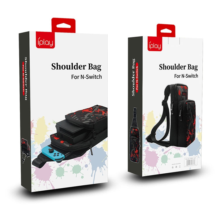 iplay HBS-167 Portable Shoulder Crossbody Storage Bag for Nintendo Switch, HBS-167