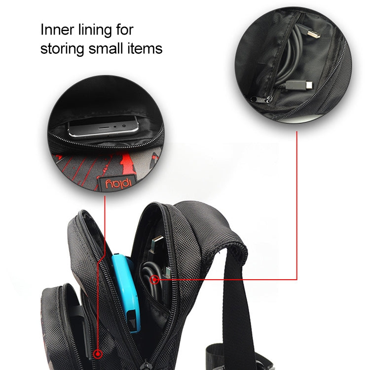 iplay HBS-167 Portable Shoulder Crossbody Storage Bag for Nintendo Switch, HBS-167