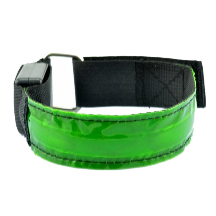 LED-Blitz-Sicherheits-Reflektorarmband aus Nylon, wiederaufladbar, für den Sport