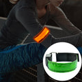 LED-Blitz-Sicherheits-Reflektorarmband aus Nylon, wiederaufladbar, für den Sport