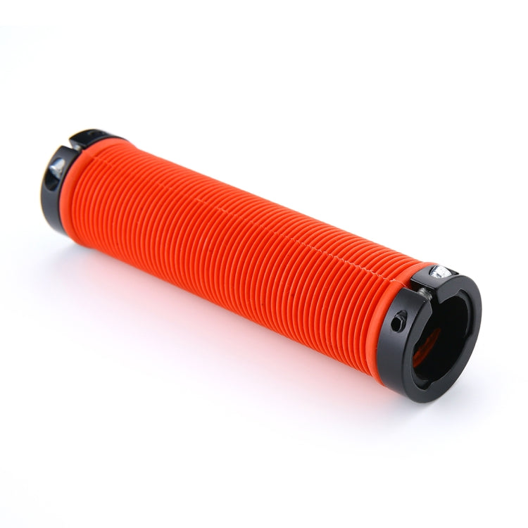 1 Pair AG15 Bicycle MTB Bike Lock-on Rubber Handlebar Grips, AG15
