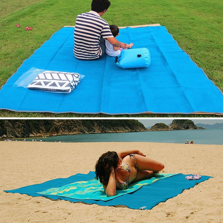 Sandfreie, leichte und faltbare Outdoor-Picknickmatte, Camping-Unterlage, Strandmatte, Größe: 2x2m