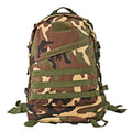 INDEPMAN DL-B001 Modischer Camouflage-Rucksack für Herren aus Oxford-Gewebe, 40 l, Outdoor-Tasche zum Wandern, Campen und Reisen, 3D-Rucksack mit erweitertem MOLLE-System, Klettfläche & verstellbaren Schultergurten, Größe: 51 x 42 x 22 cm