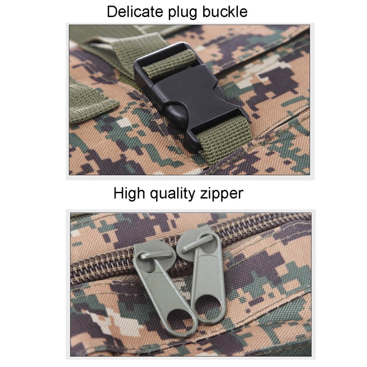INDEPMAN DL-B001 Modischer Camouflage-Rucksack für Herren aus Oxford-Gewebe, 40 l, Outdoor-Tasche zum Wandern, Campen und Reisen, 3D-Rucksack mit erweitertem MOLLE-System, Klettfläche & verstellbaren Schultergurten, Größe: 51 x 42 x 22 cm