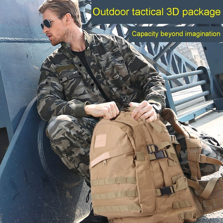 INDEPMAN DL-B001 Modischer Camouflage-Rucksack für Herren aus Oxford-Gewebe, 40 l, Outdoor-Tasche zum Wandern, Campen und Reisen, 3D-Rucksack mit erweitertem MOLLE-System, Klettfläche & verstellbaren Schultergurten, Größe: 51 x 42 x 22 cm