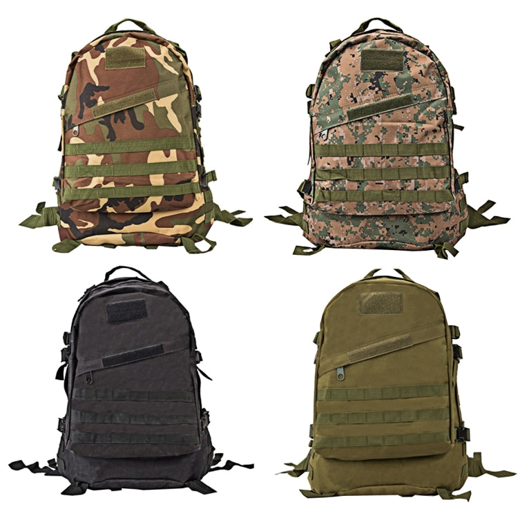 INDEPMAN DL-B001 Modischer Camouflage-Rucksack für Herren aus Oxford-Gewebe, 40 l, Outdoor-Tasche zum Wandern, Campen und Reisen, 3D-Rucksack mit erweitertem MOLLE-System, Klettfläche & verstellbaren Schultergurten, Größe: 51 x 42 x 22 cm