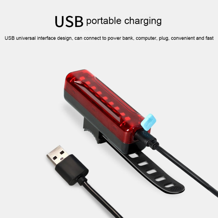 BX3 USB Charging Bicycle Light Front Handlebar Led Light (10 Hours, T6+A02 Lamp), 10 Hours, T6+A02 Lamp