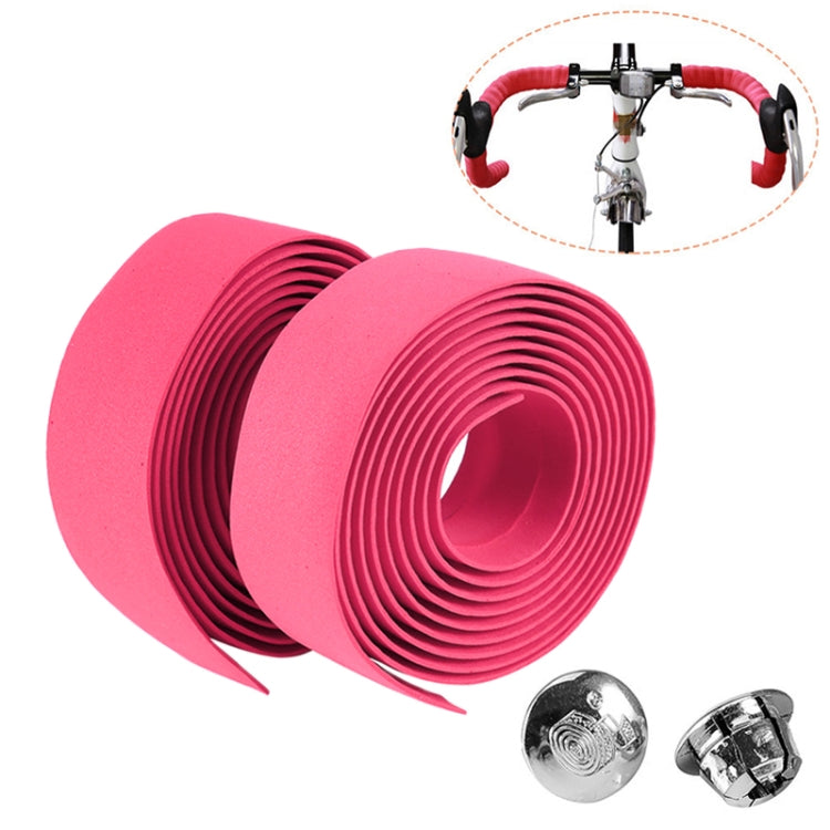 1 Paar Rennrad-Lenkerband aus Kork + 2 Lenkerstopfen, 2m Gelb, 2m Schwarz, 2m Pink, 2m Grün, 2m Grau, 2m Blau, 2m Rot, 2m Hellblau, 2m Weiß