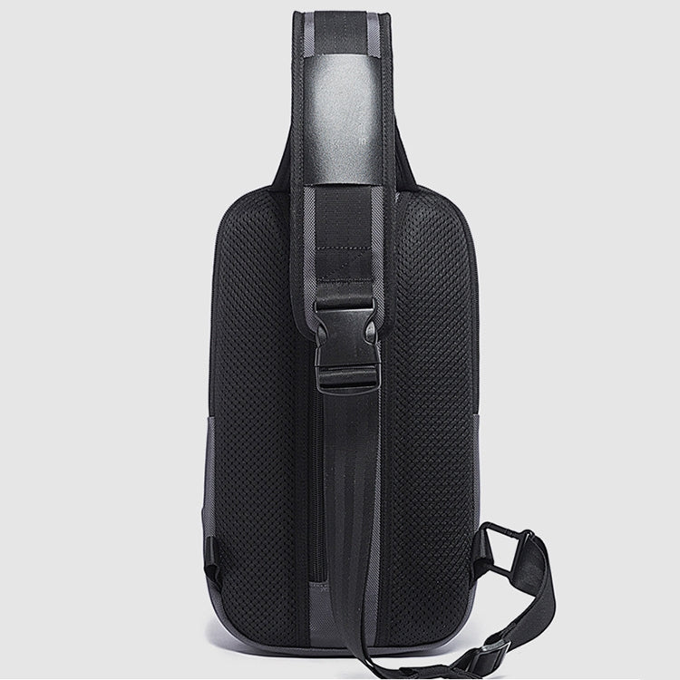 BANGE Men Security USB Chest Bag Portable Outdoor Shoulder Bag, Outdoor Shoulder Bag