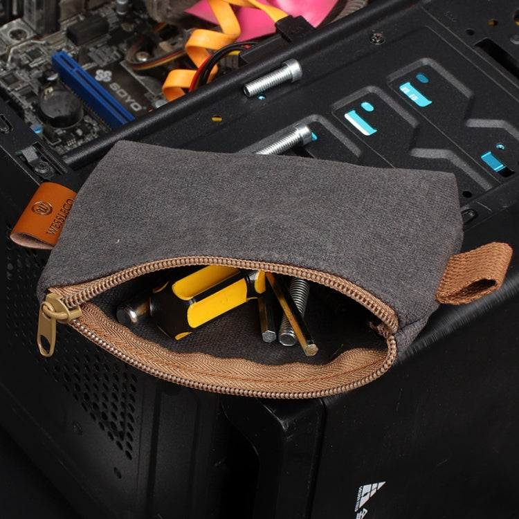 17 x 11.5 x 4cm Electrician Repair Hardware Tool Carrying Bag, 17 x 11.5 x 4cm (Khaki), 17 x 11.5 x 4cm (Grey), 17 x 11.5 x 4cm (Forest Green), 17 x 11.5 x 4cm (Army Green)