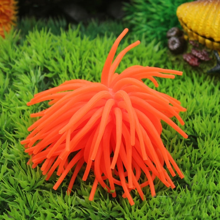 Aquarium Articles Decoration TPR Simulation Sea Urchin Ball Coral, Size: L, Diameter: 13cm, Size: L