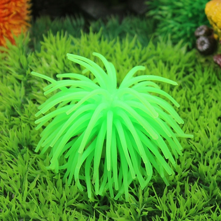 Aquarium Articles Decoration TPR Simulation Sea Urchin Ball Coral, Size: L, Diameter: 13cm, Size: L