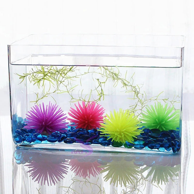 Aquarium Articles Decoration TPR Simulation Sea Urchin Ball Coral, Size: L, Diameter: 13cm, Size: L