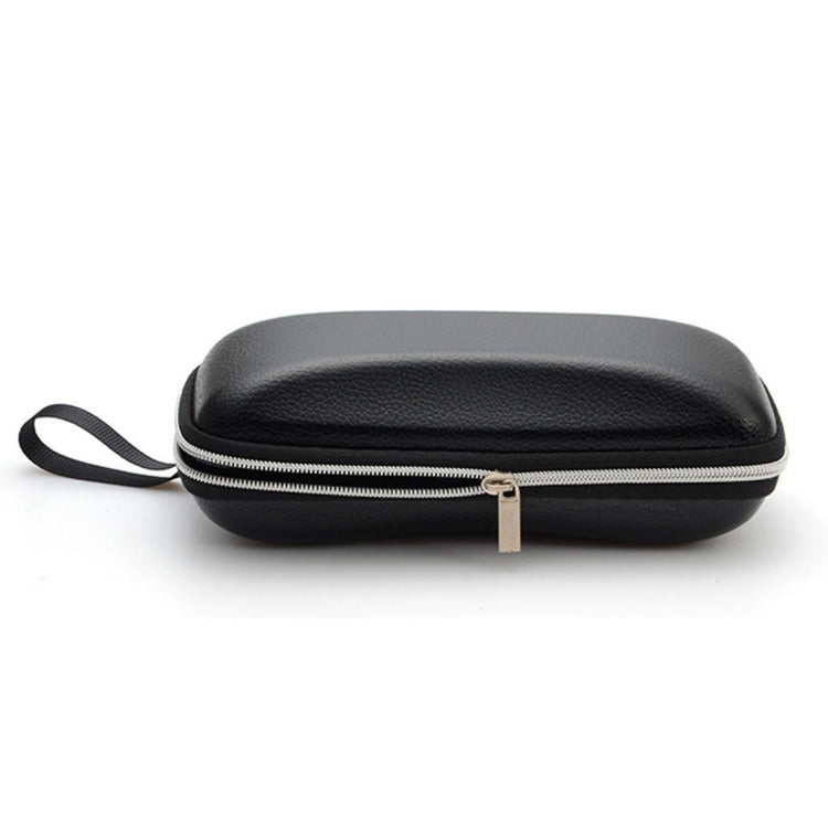 Sunglasses PU Leather Shell Zipper Glasses Case Box, Size: 16.5*6cm, Sunglasses PU Glasses Case