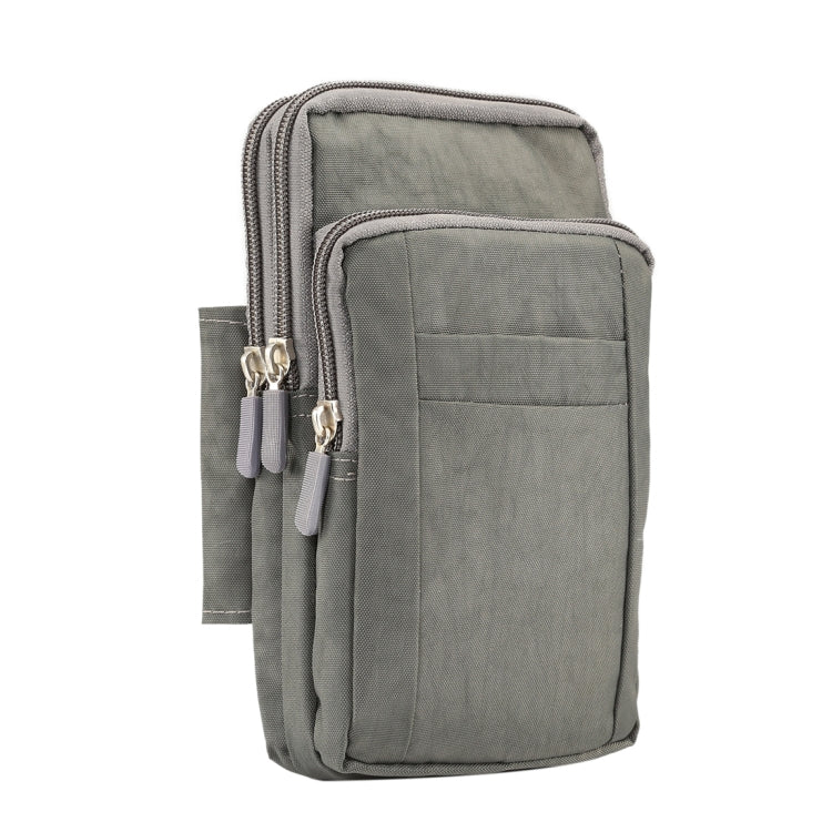Outdoor Phone Carrying Case Pouch Nylon Crossbody Shoulder Cell Phone Holster Waist Belt Wallet Bag with Carabiner