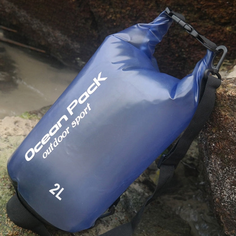 Waterproof Dry Bag PVC Roll Top Dry Sack Outdoor Travel Storage Bag Blue