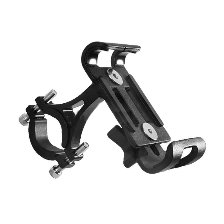 Motorcycle & Bicycle Phone Holder – Non-Rotatable Mobile Mount (Black)
