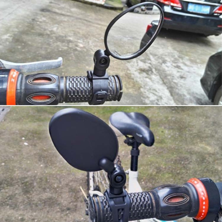 360 Grad drehbarer Mountainbike-Fahrrad-Schnellspann-Silikon-Rückspiegel mit Reflektor