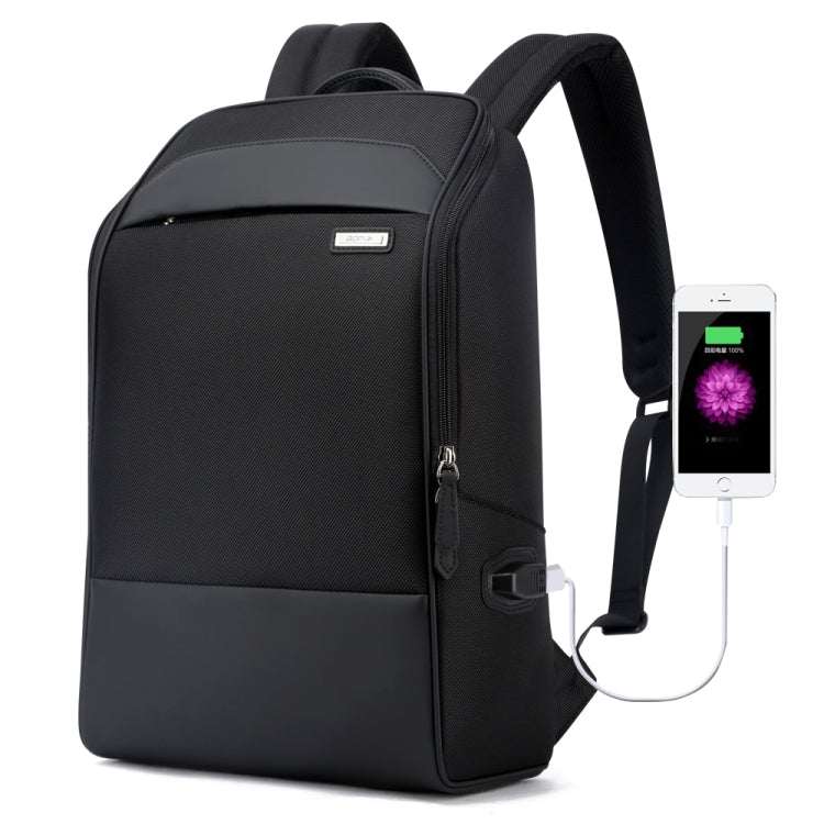 Bopai 751-006881 Business-Diebstahlsicherer, wasserdichter Rucksack mit großem Fassungsvermögen und USB-Ladeanschluss, Größe: 30x14x44cm, 751-006881