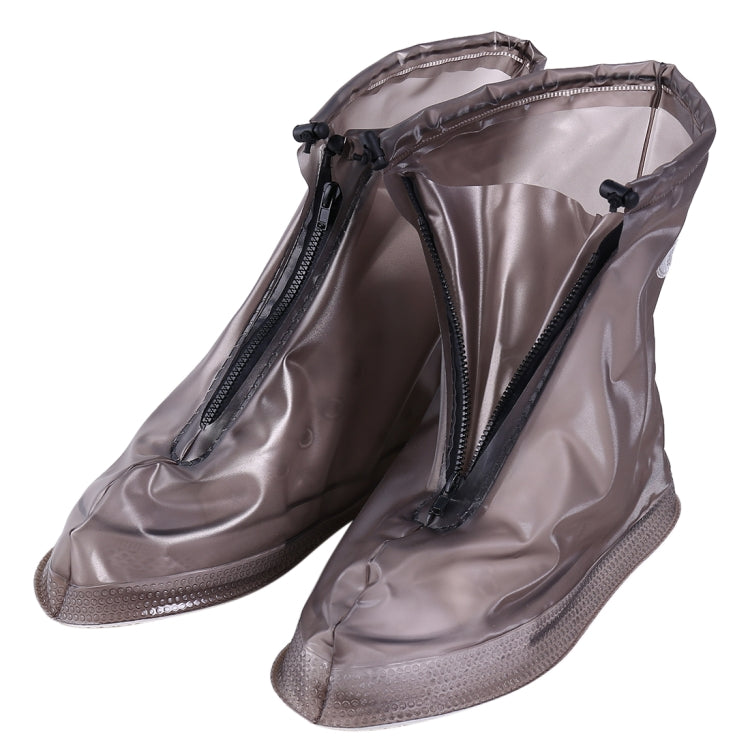 Fashion PVC Non-slip Waterproof Thick-soled Shoe Covers Size: XXL, XXL, Size: XXL