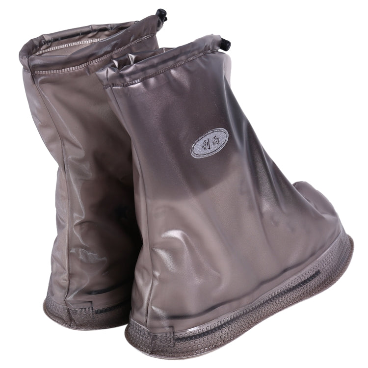 Fashion PVC Non-slip Waterproof Thick-soled Shoe Covers Size: XXL, XXL, Size: XXL