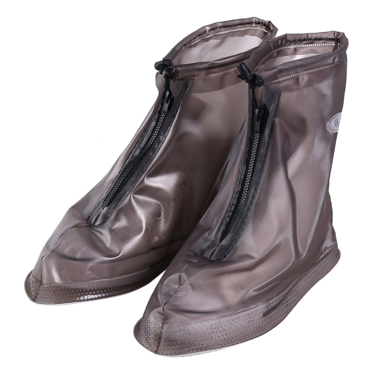 Fashion PVC Non-slip Waterproof Thick-soled Shoe Covers Size: XXL, XXL, Size: XXL