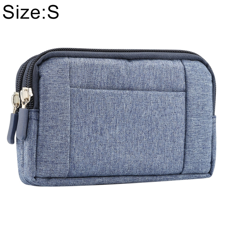 Sports Denim Universal Phone Bag Waist Bag for 5.2 inch or below Smartphones, Size: S, S