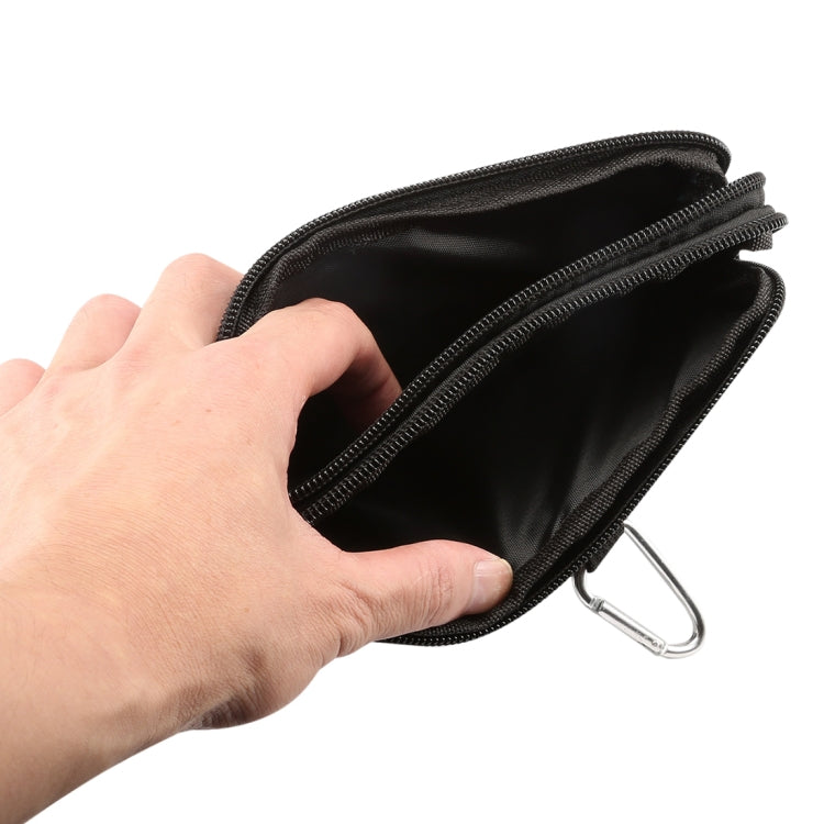 Sports Denim Universal Phone Bag Waist Bag for 5.5~6.3 inch Smartphones, Size: L, L