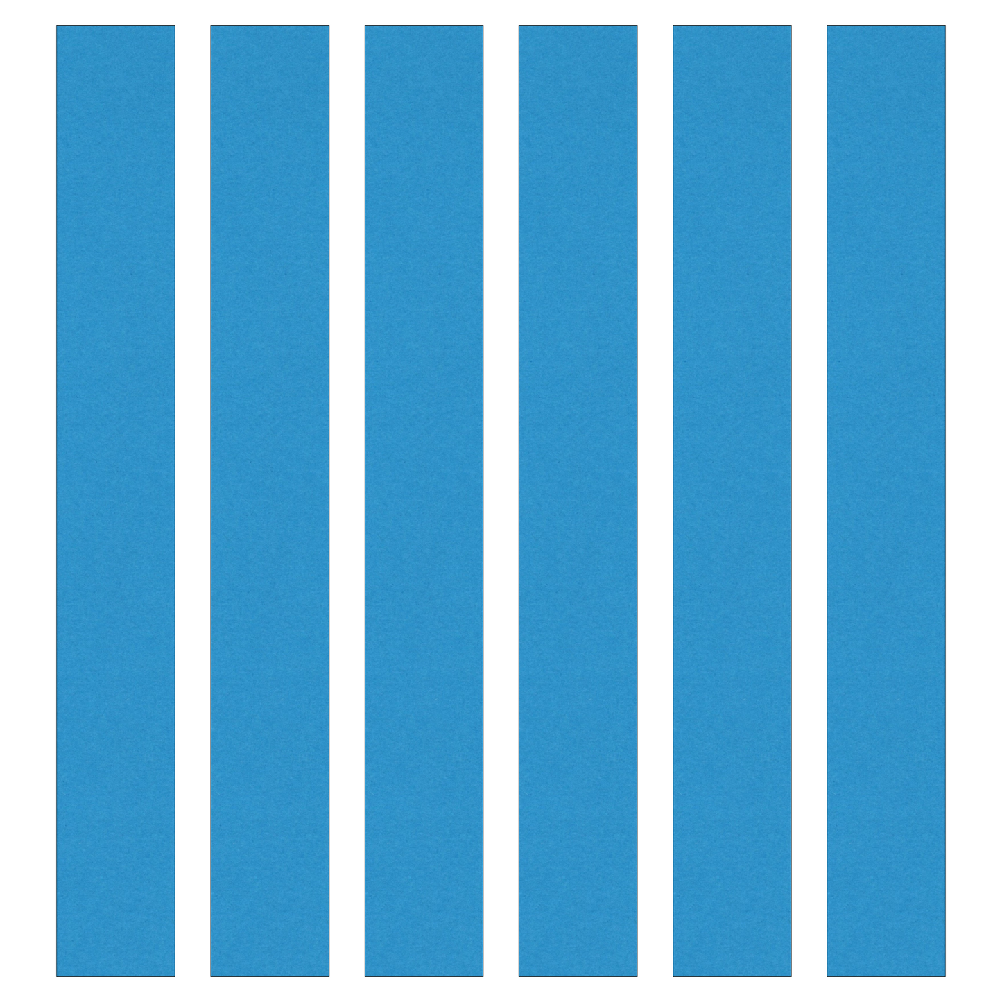 Ocean Blue Paper Chain Card Strips. 5 Meter / 16 Feet Long. Wedding Party Decor